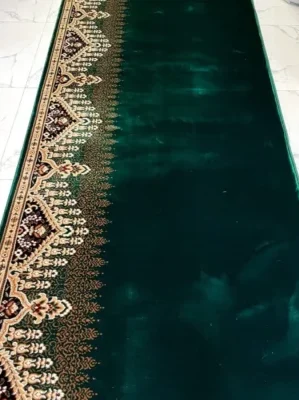 produk karpet masjid lokal etihad polos hijau