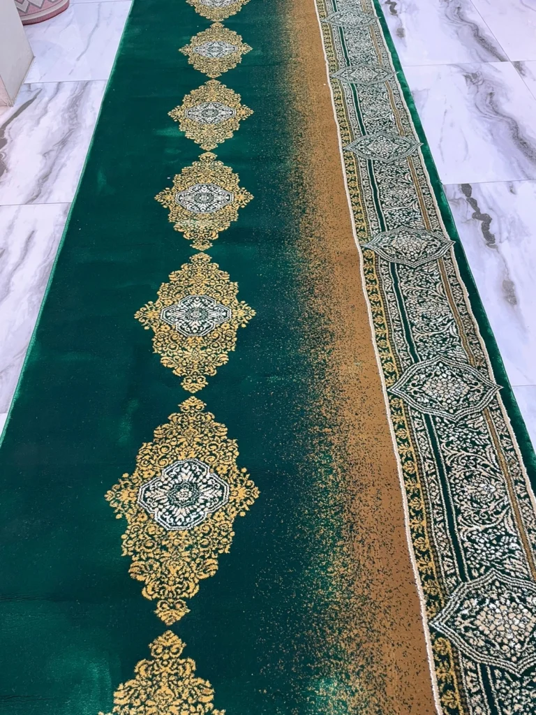 produk karpet masjid prestige hijau motif