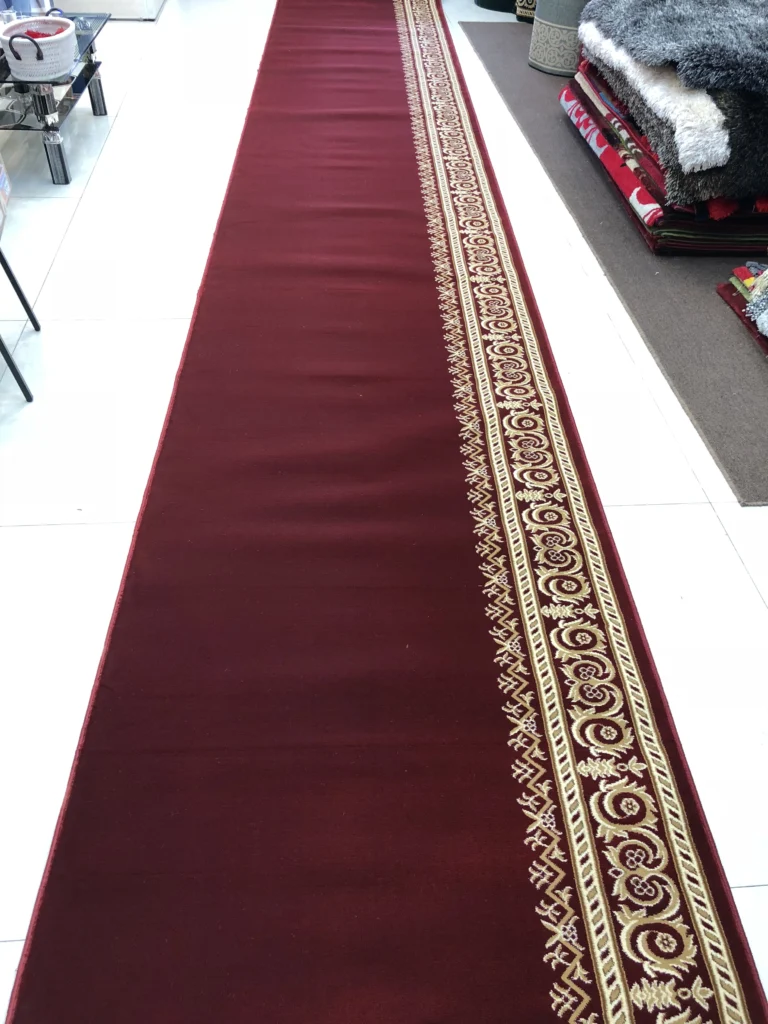 produk karpet masjid lokal gran mosque merah polos keong