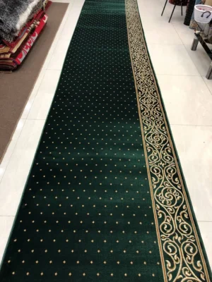 produk karpet masjid lokal platinum hijau bintik